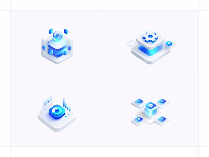 Cover image for Isometric Icon Set Animation
