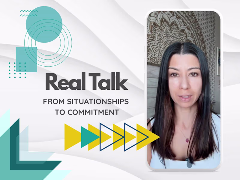 Cover image for Real Talk Style: How to go from situationships to commitment