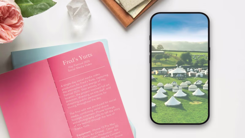 Cover image for Hay Festival - Fred's Yurts Glamping 2026