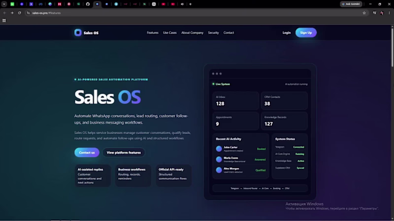 Cover image for Built an AI Sales OS
