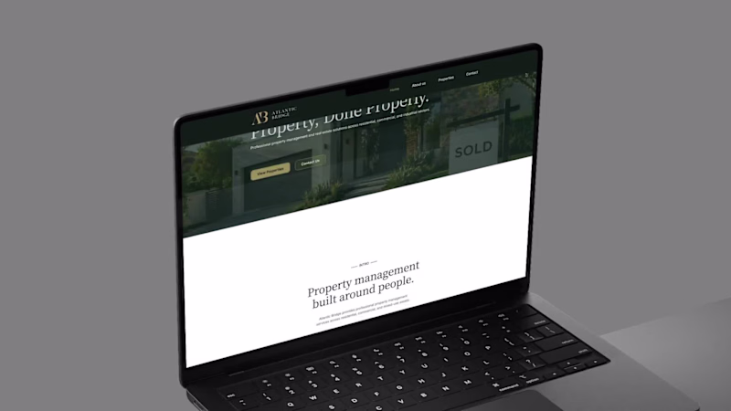 Cover image for Atlantic Bridge Brand Enhancement with Landing Page