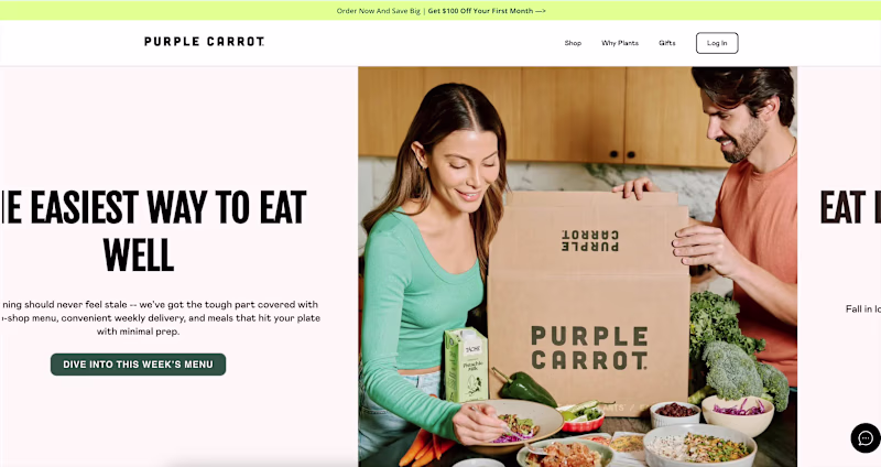 Cover image for The Purple Carrot – E