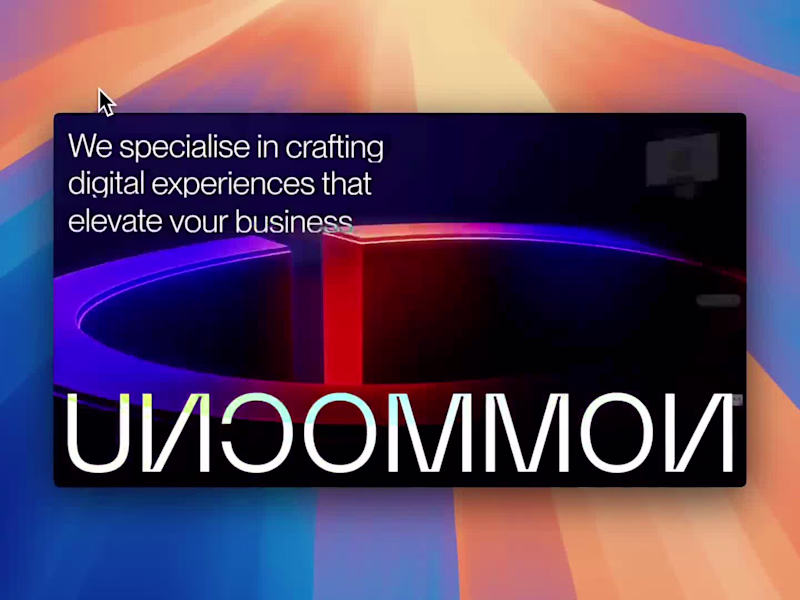 Cover image for An Awwwards-Winning Digital Experience: Uncommon Studio