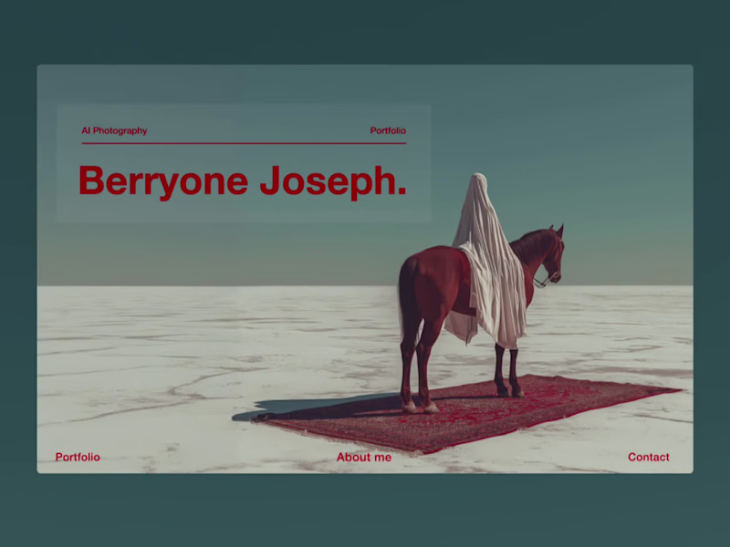 Cover image for AI-Generated Photography Portfolio