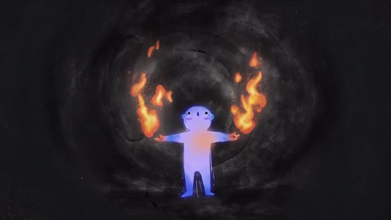 Cover image for There's a light inside each of us, a small spark that knows ...