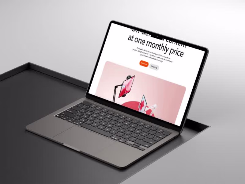 Cover image for Subscription Service Landing Page Development