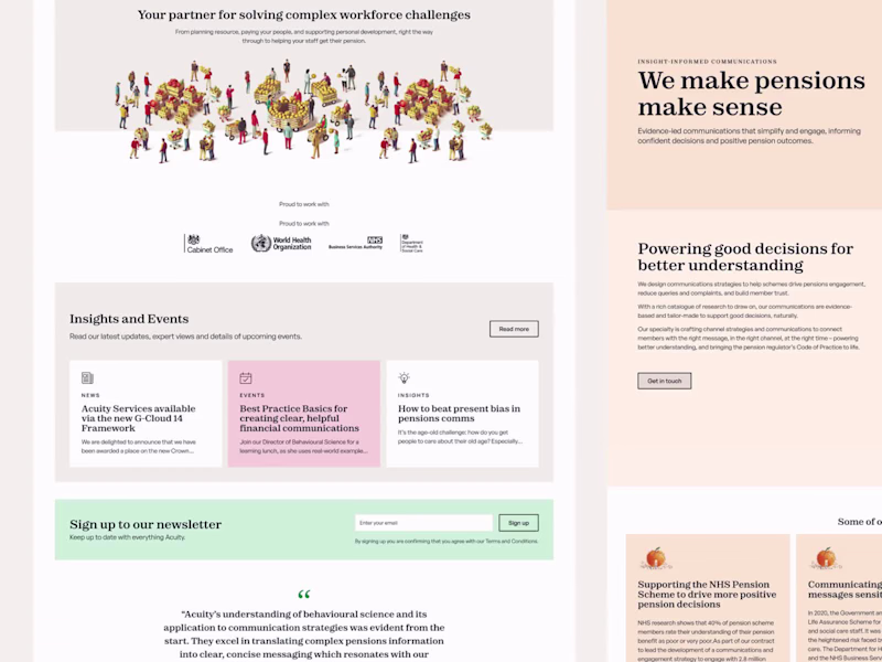 Cover image for Acuity | Webflow & Custom Illustration