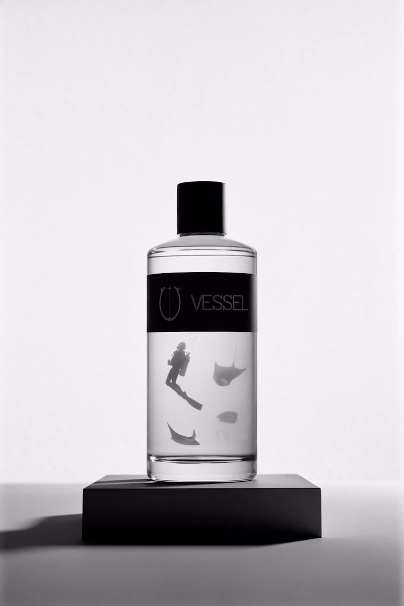 Cover image for VESSEL: Monochrome Identity for Premium Water