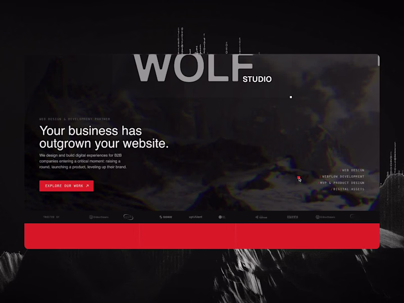 Cover image for Wolf Studio Website Redesign