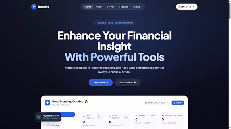 Cover image for AI SaaS Landing Page ✦
Designed