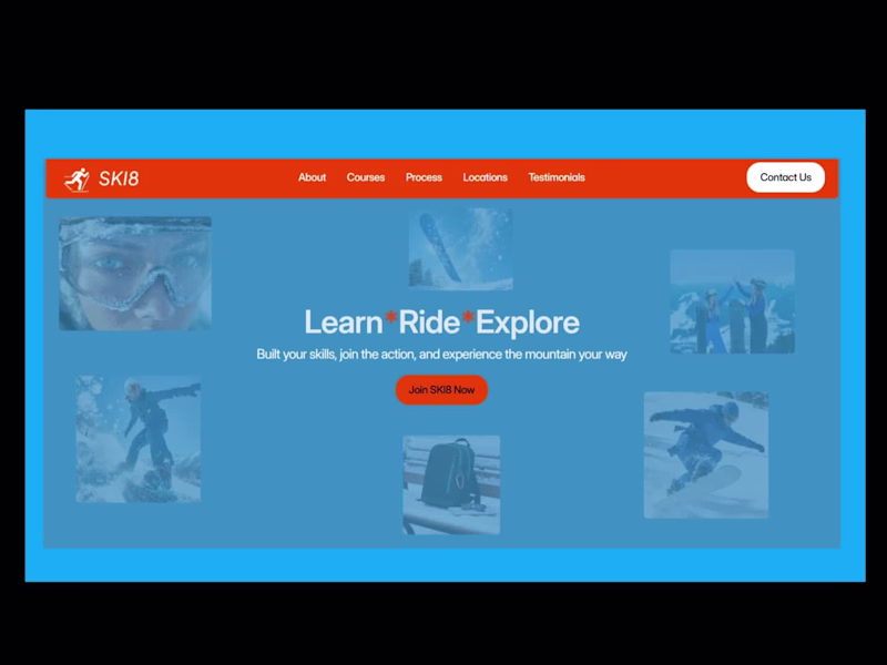 Cover image for SKI8: Free Framer Template for Ski Brands