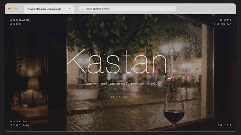 Cover image for A demo website created for