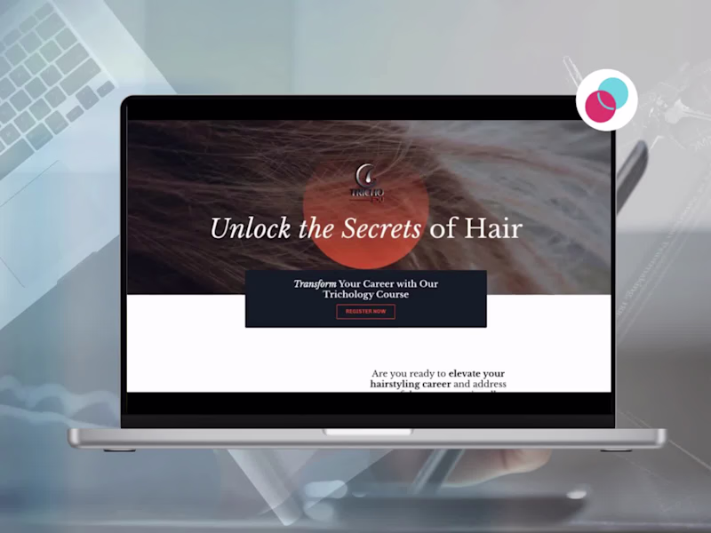 Cover image for Trichologist + Hair loss Course Website