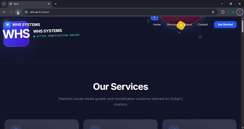 Cover image for Project Overview: WHS.ae (http://WHS.ae) –