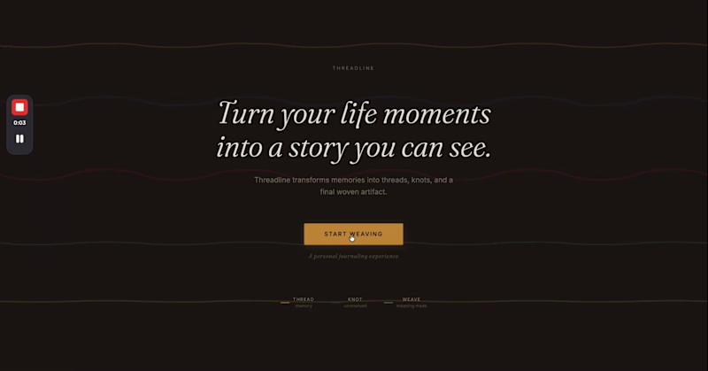 Cover image for Threadline — an interactive visual