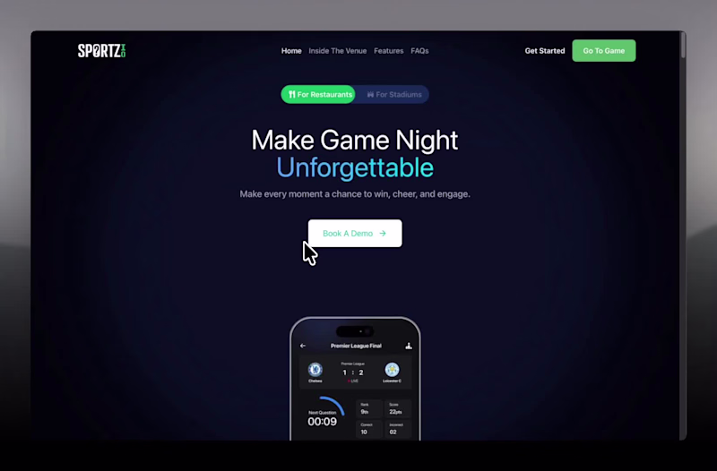 Cover image for Sportzio Website Design: UI, Motion & 3D Experience