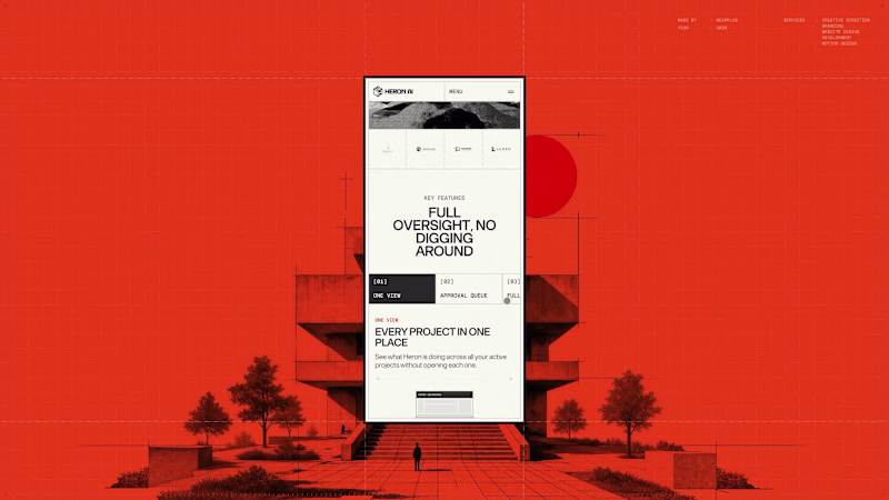 Cover image for The Heron Dashboard page had
