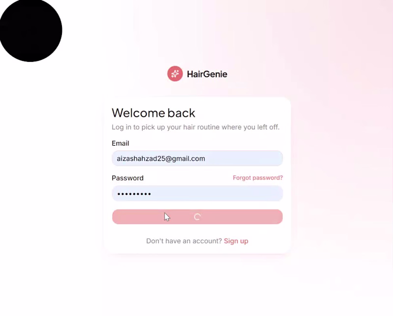 Cover image for HairGenie is an AI-powered haircare