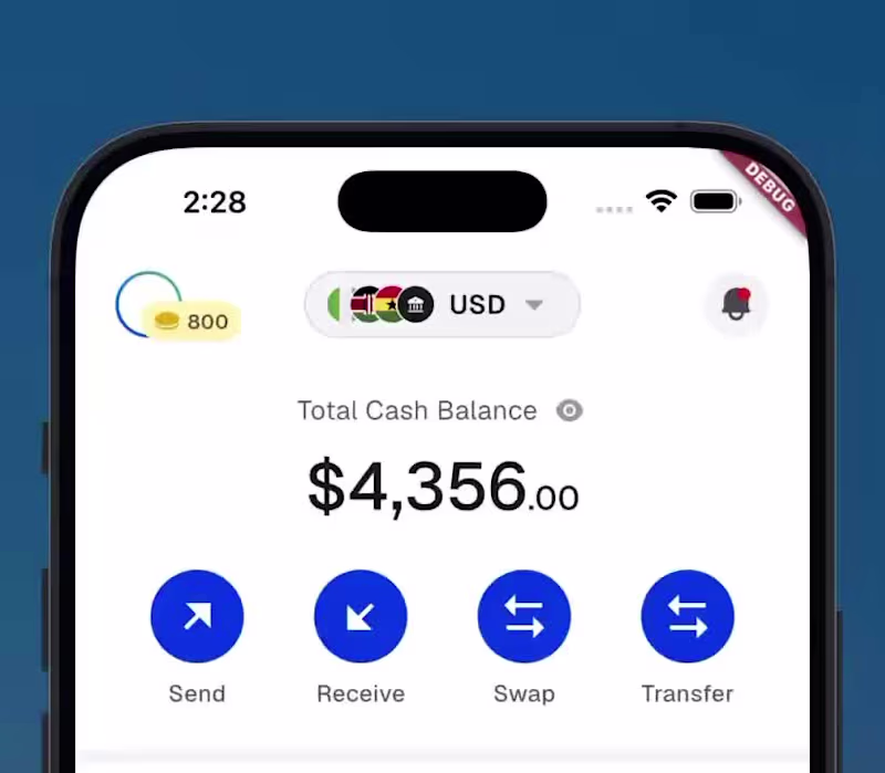 Cover image for Fintech App onScroll suck fading