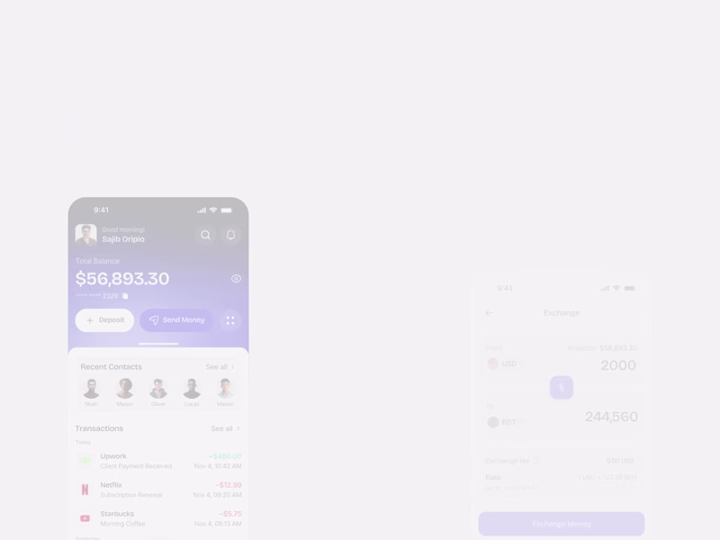 Cover image for Designed a sleek modern Crypto