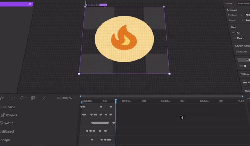 Cover image for Streak animation made in Rive Experimenting with fiery motio...