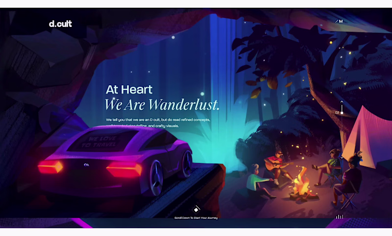 Cover image for D.Cult: Immersive Web Experience