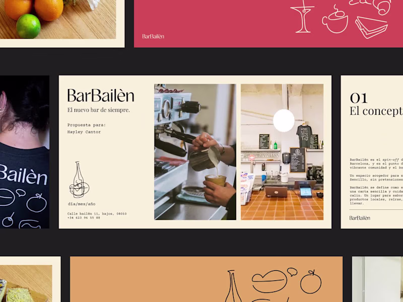 Cover image for BarBailèn Presentation Design