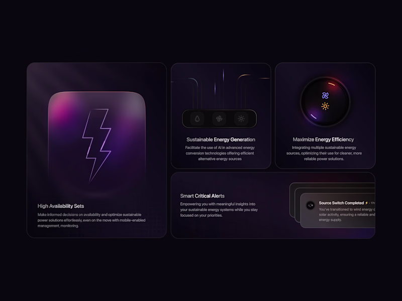 Cover image for Animated Bento Cards | Rive Animations