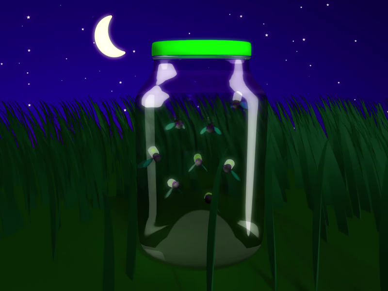 Cover image for Jar of fireflies Spline 3D