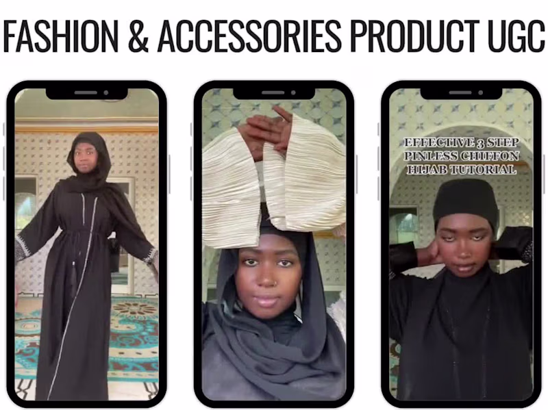 Cover image for UGC Fashion & Accessories Product Videos