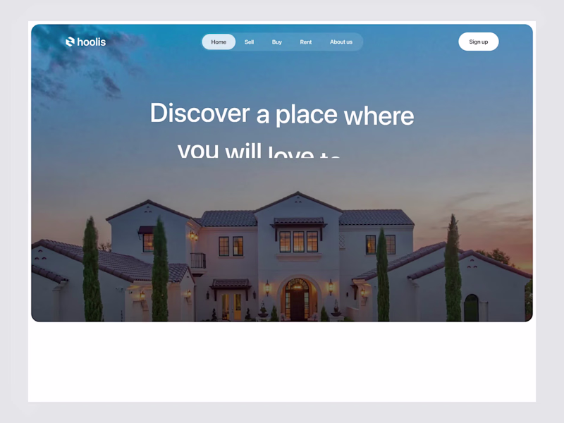 Cover image for Real Estate Platform Website Design