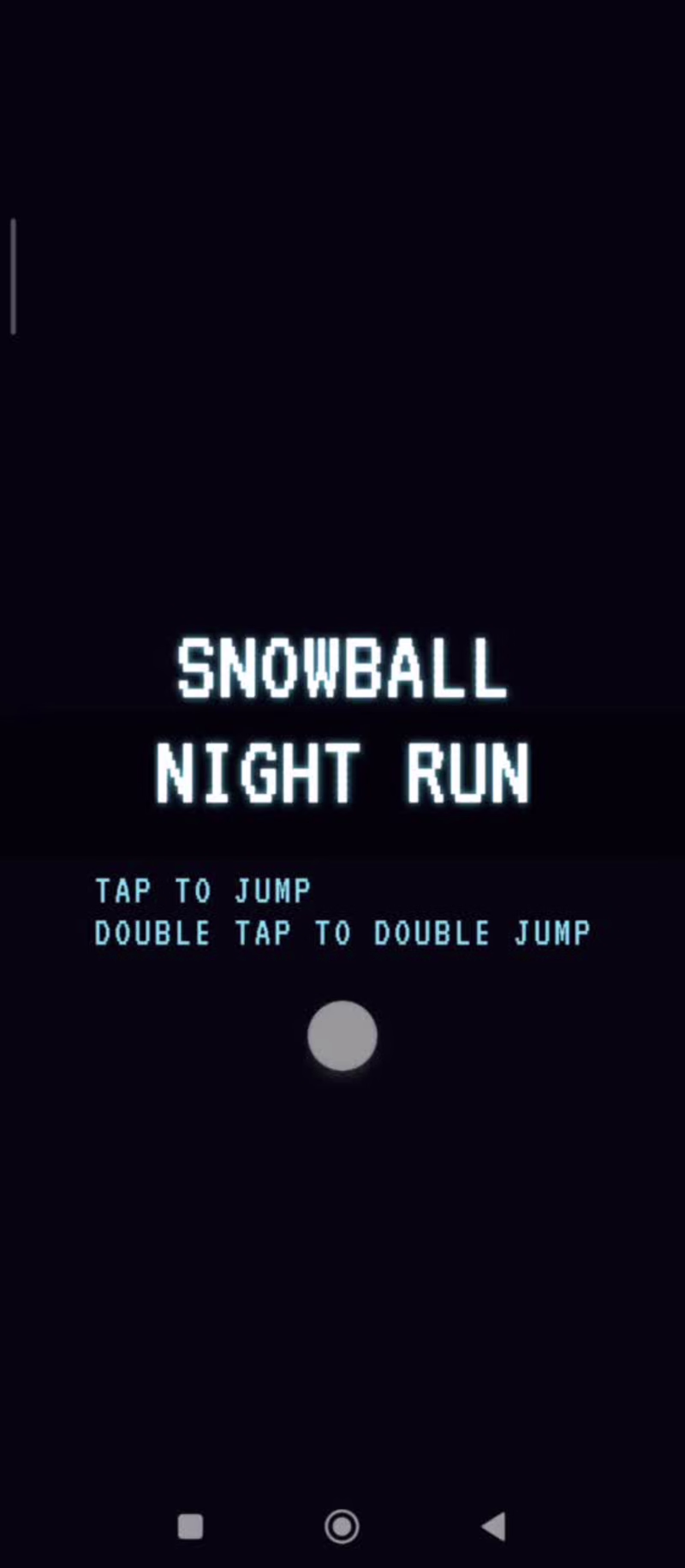 Cover image for ❄️ Snowball Night Run ❄️ Built a cozy holiday-themed winter ...