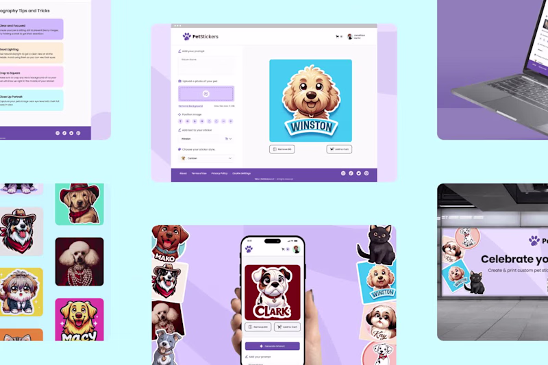 Cover image for PetStickers - Branding, Web, and Product Design