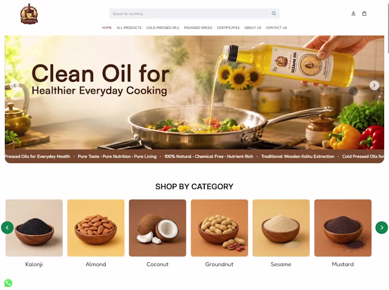 Cover image for Matrika Natural Foods 🌿
A Shopify