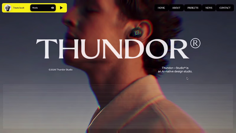 Cover image for Thundor® — Framer Website for