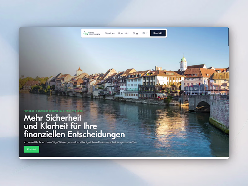 Cover image for Peter Beratungen – Independent Financial Consulting Website