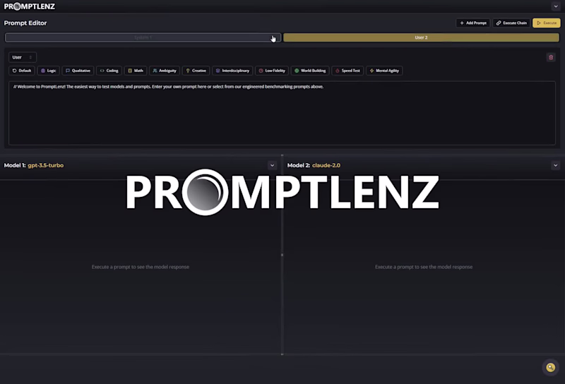 Cover image for PromptLenz: AI Model Evaluation Web App