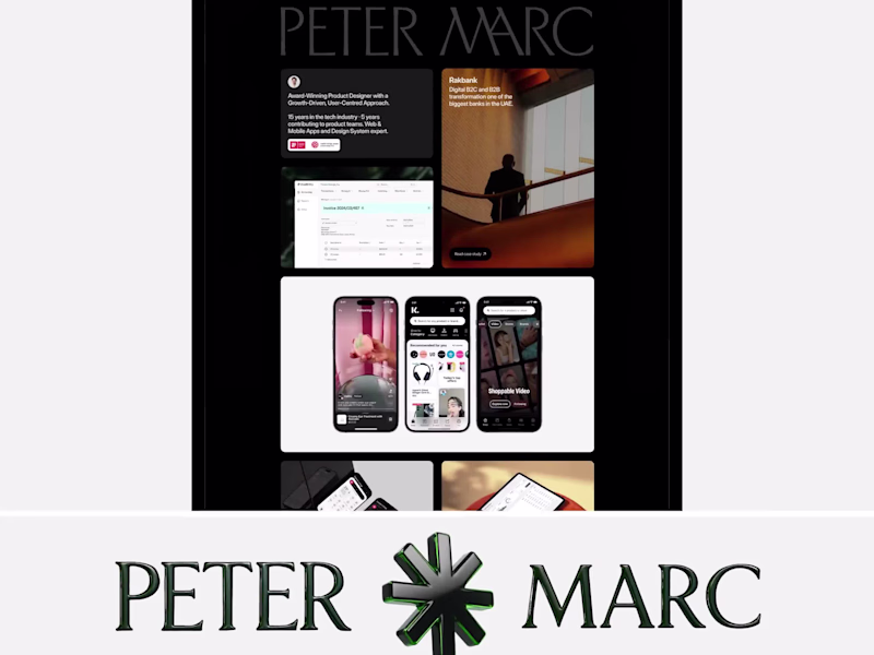 Cover image for Personal Portfolio Redesign - Peter Marc