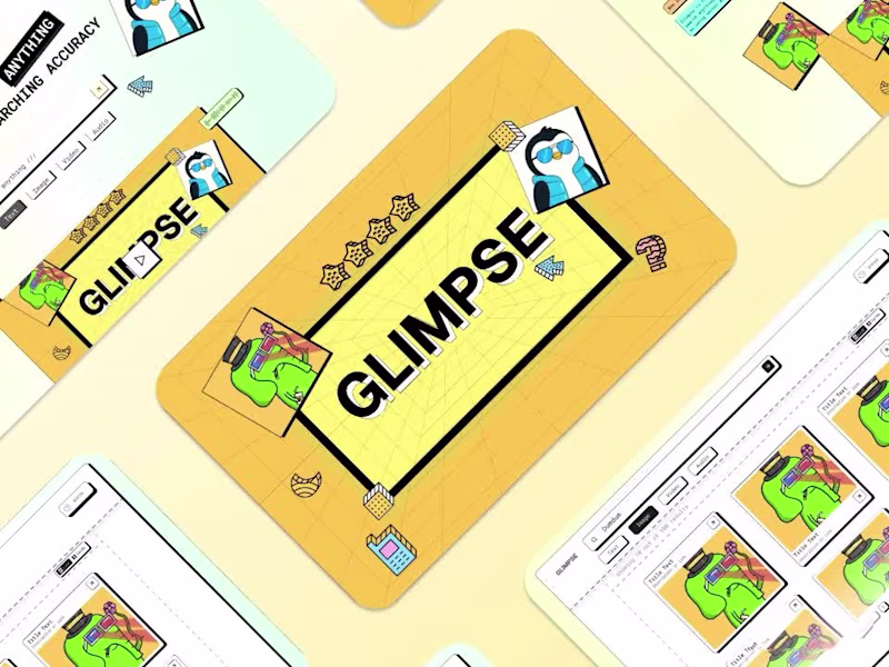 Cover image for Retro-Themed UI Design for Glimpse