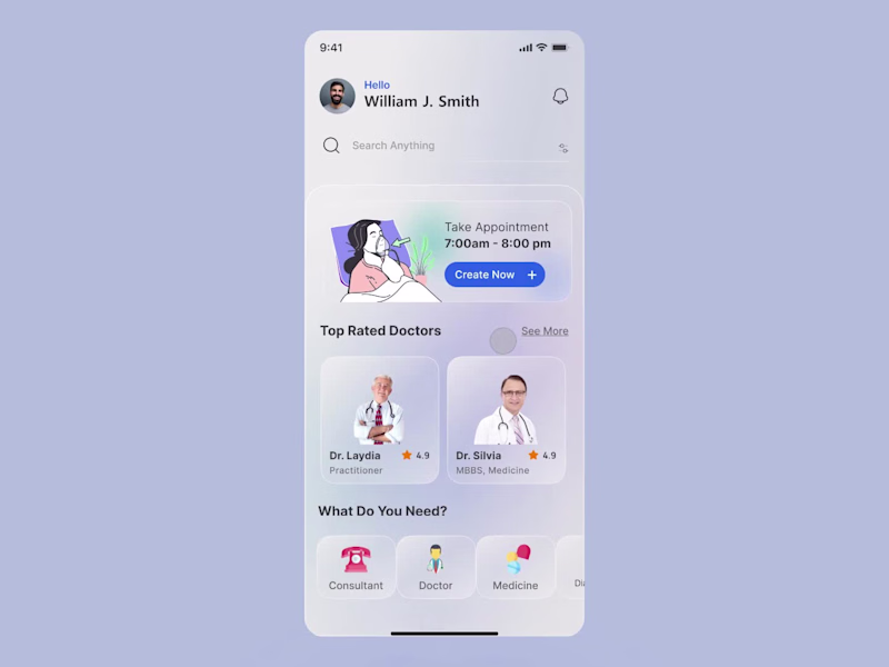 Cover image for Curely - Clinic Management System

#UIUX