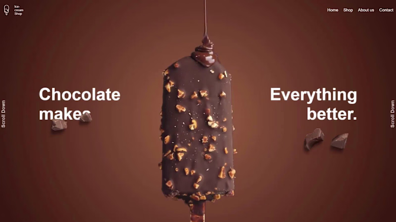 Cover image for Ice-cream Website