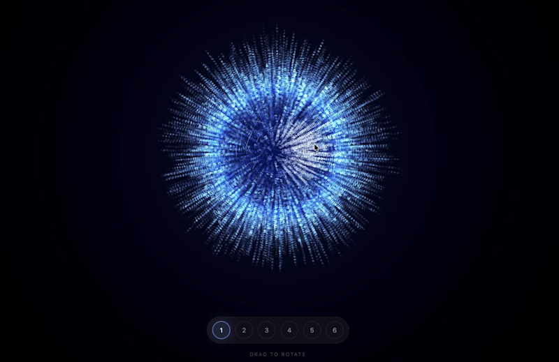 Cover image for  A reactive Three.js sphere with