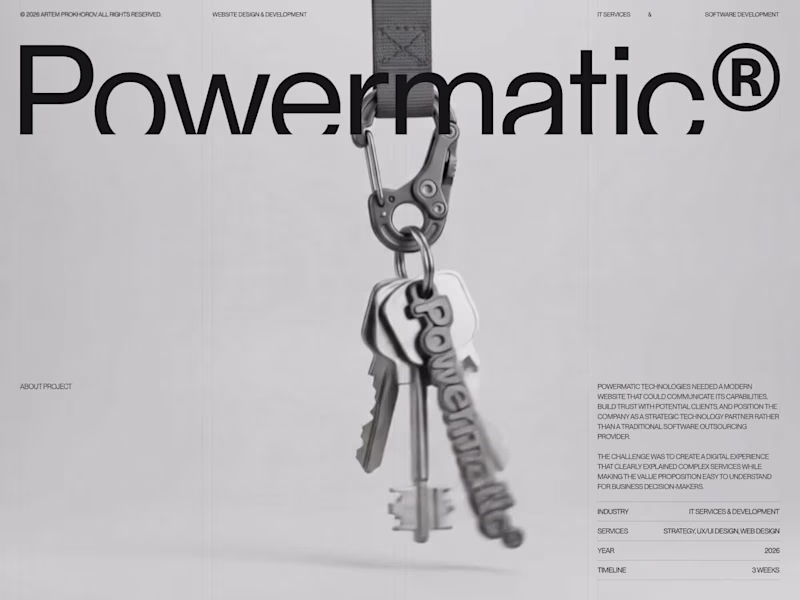 Cover image for Powermatic Technologies | Website Design