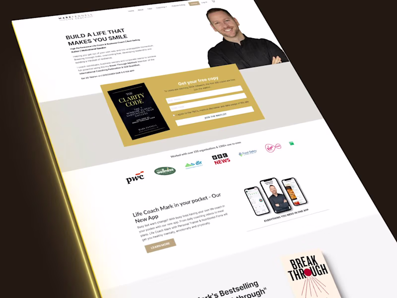 Cover image for Mark Fennell — Kajabi Platform Migration & Rebuild Recently ...