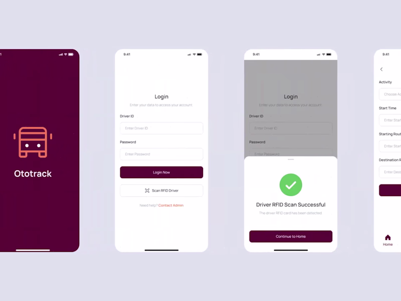 Cover image for Ototrack Mobile App: Digital Timesheet for Drivers