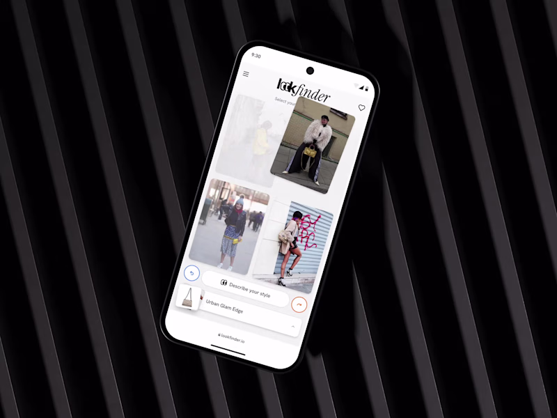 Cover image for Lookfinder Fashion Search UX Design