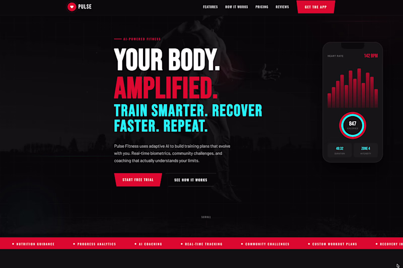 Cover image for Built a high-energy website for