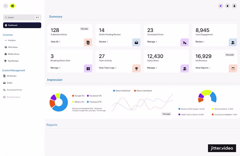 Cover image for I came across a clean dashboard design on X and couldn’t res...