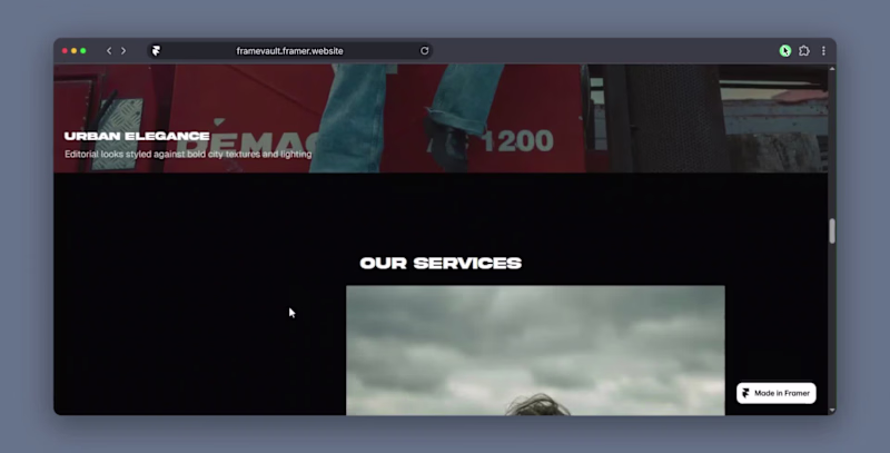 Cover image for Interaction done in Framer