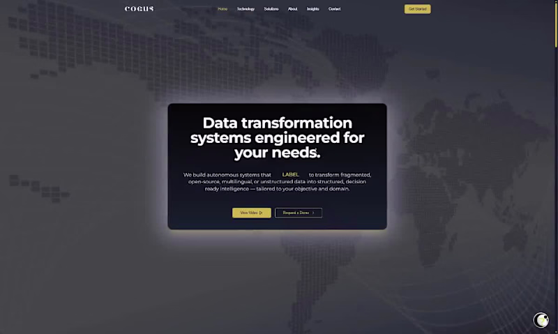 Cover image for Coeus.Institute – Branded, Dynamic, & Interactive React Website